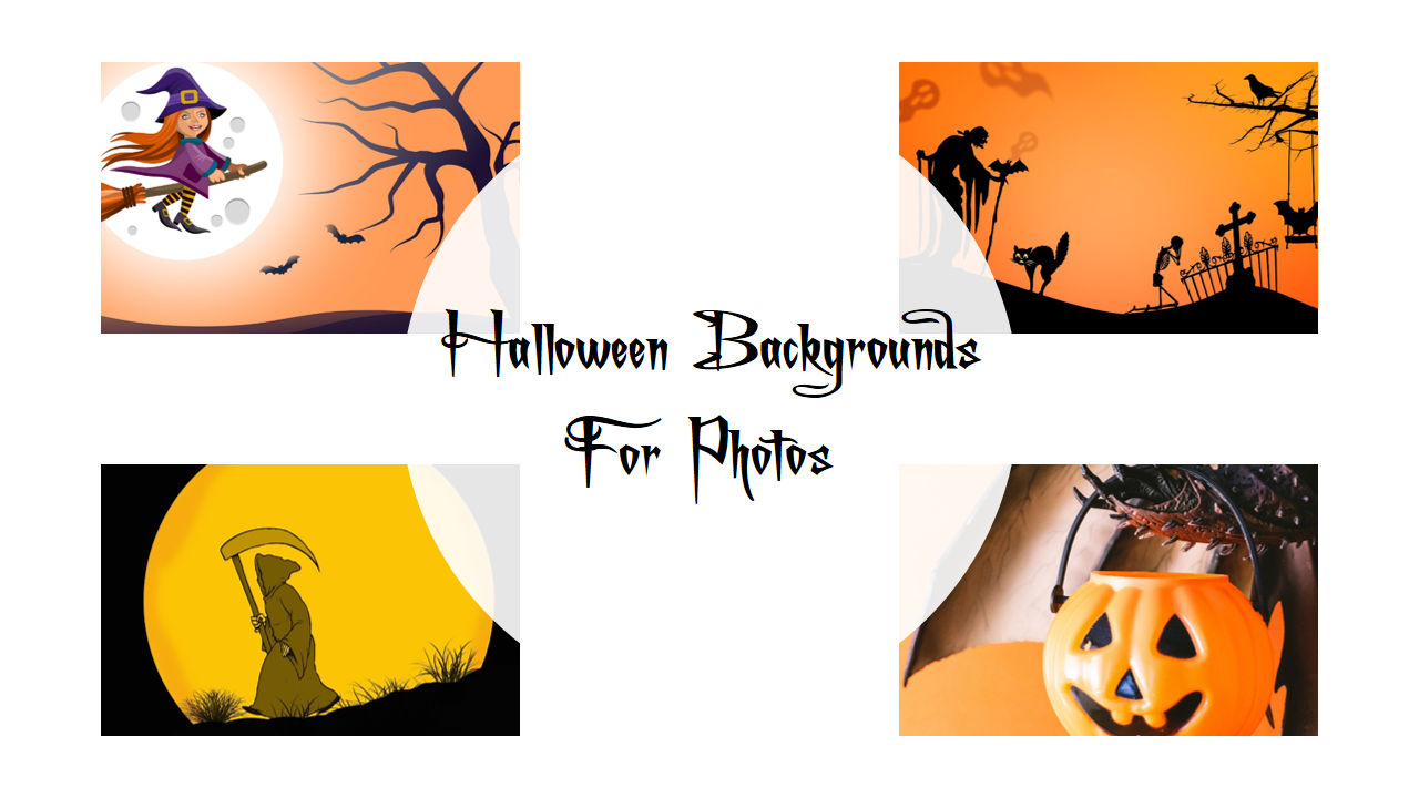 Engaging Halloween Backgrounds for Photos Presentation